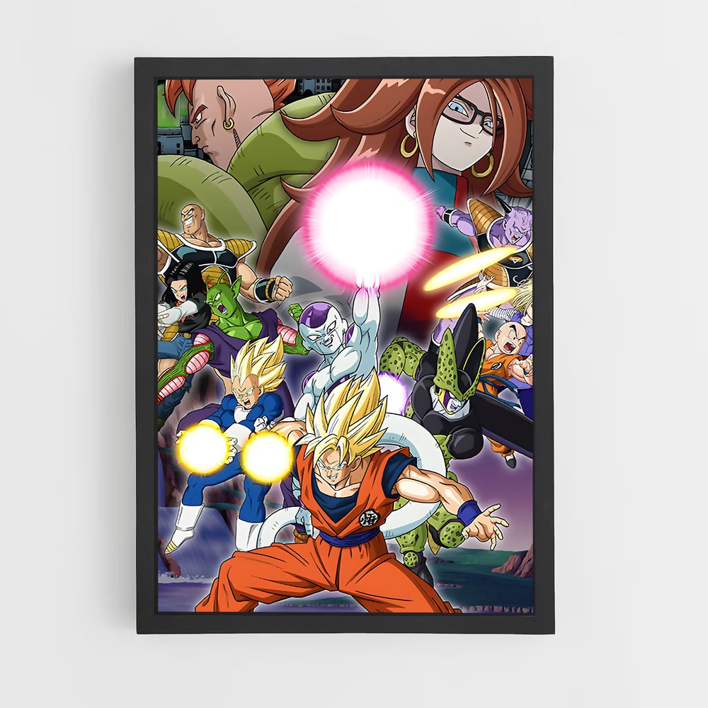 Poster Dragon ball – affiche Dragon ball fighterz (vue 2)